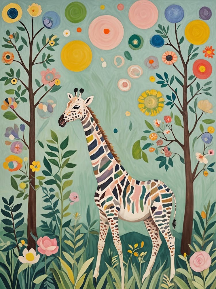 Whimsical Giraffe 1