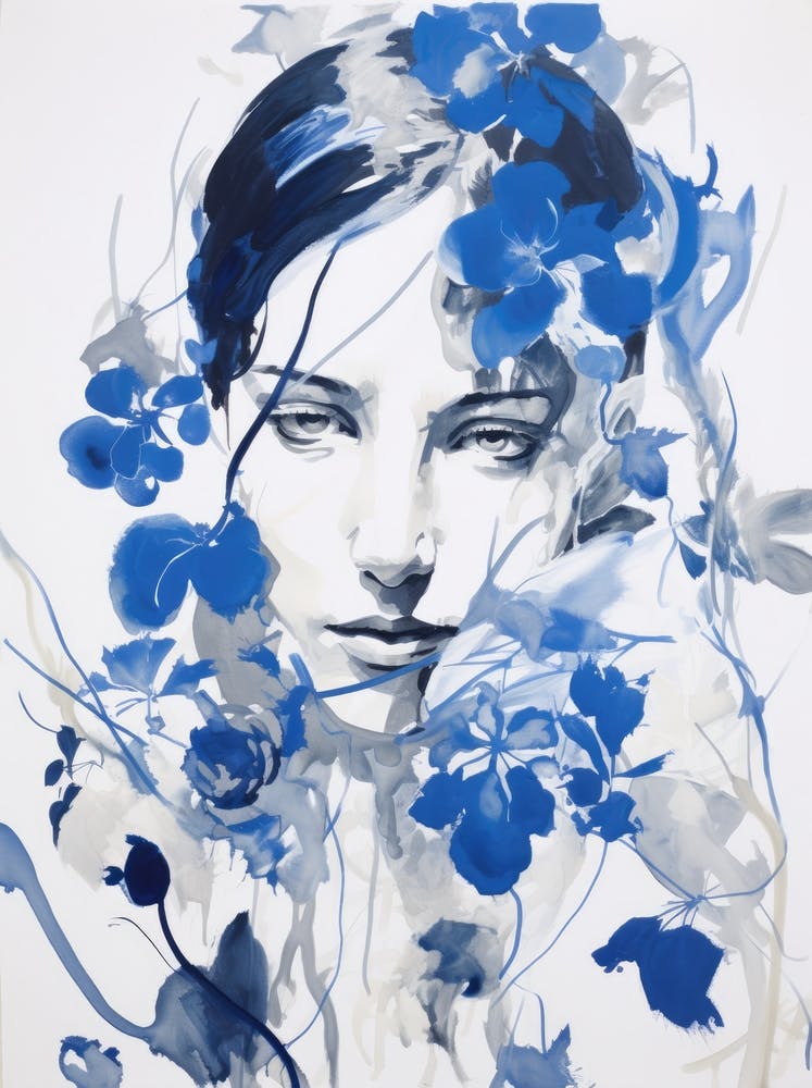 Blaue Blumen 42