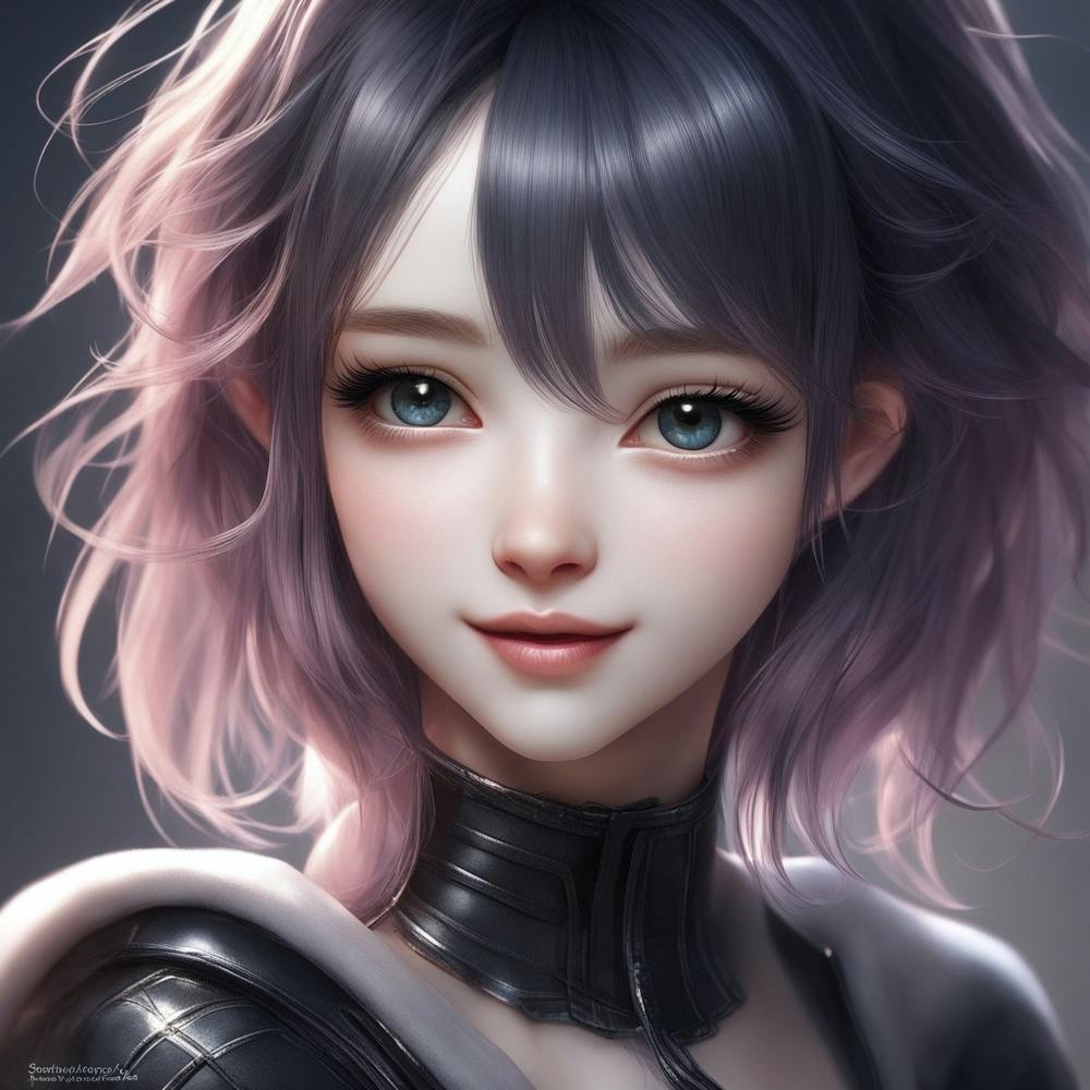 Anime goth girl