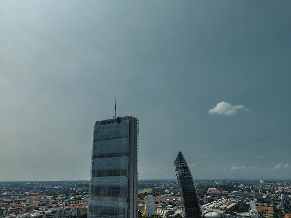 Aerial view of City Life Milano