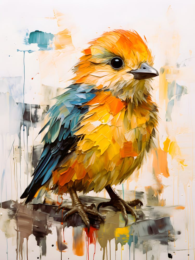 Feathered Reverie Dreamlike Bird