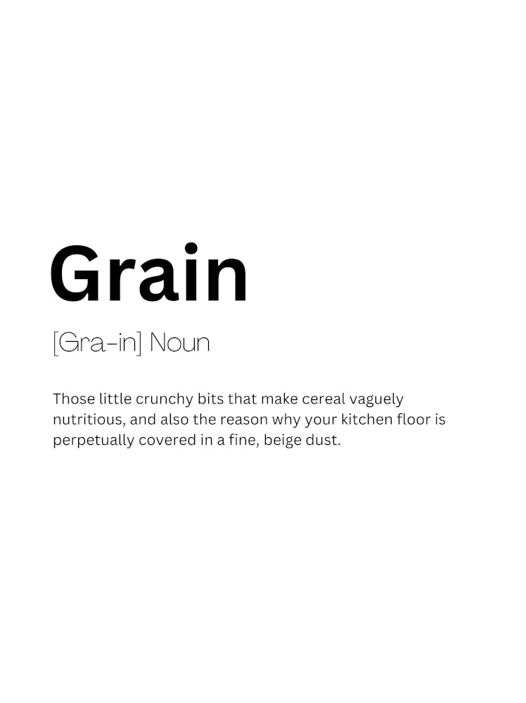 Grain Definition Meaning
