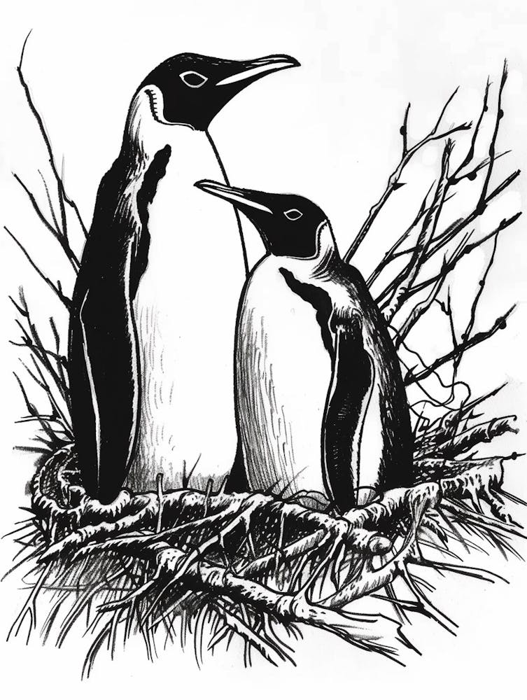 Emperor Penguin Nesting 3