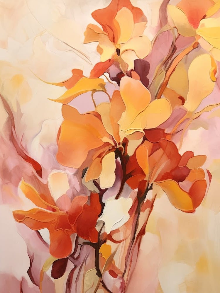 Fall Flower Painting Orchid 2
