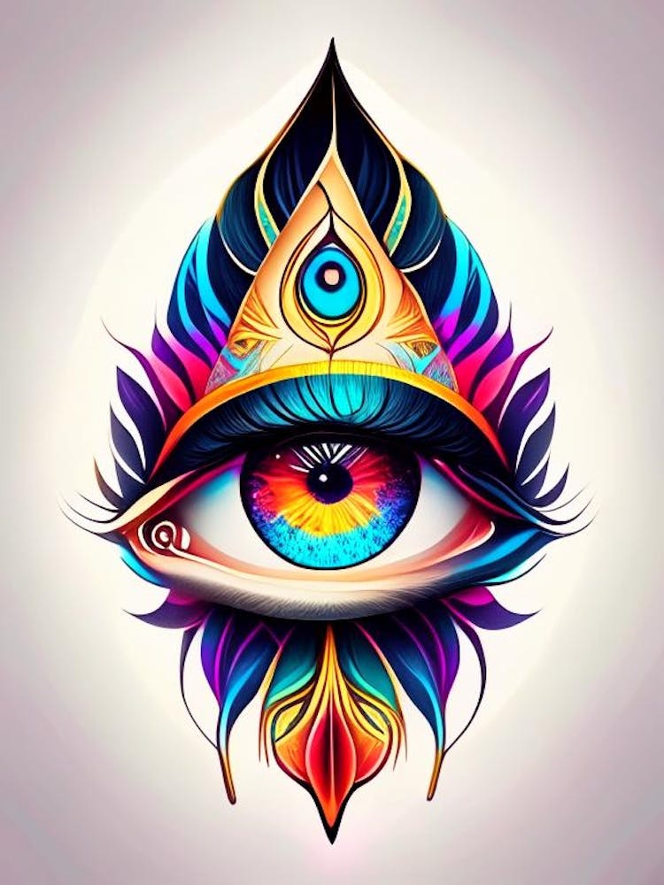 Transcendence, Symbol, Third Eye Tattoo 2