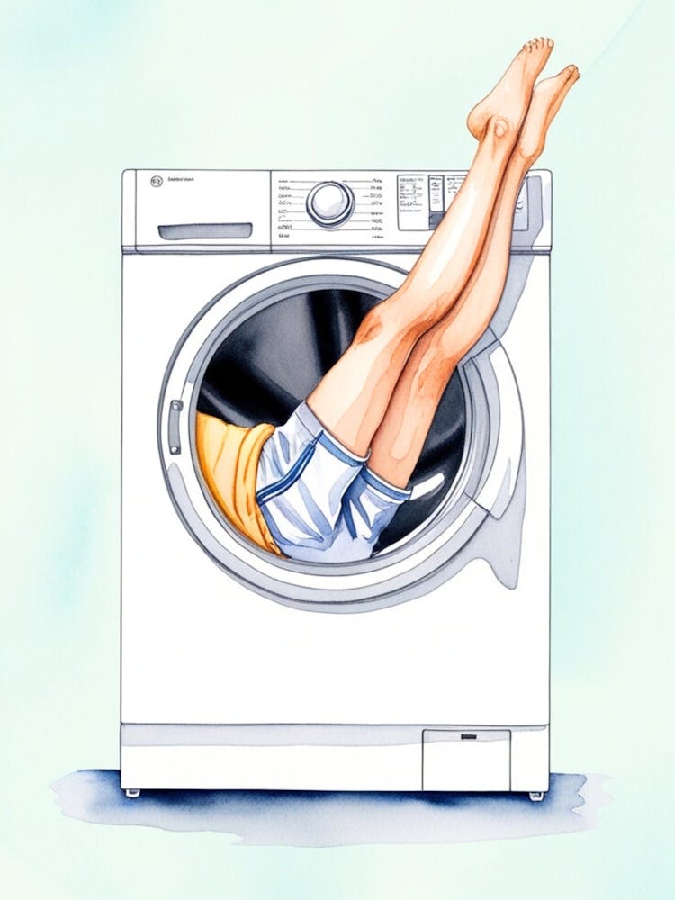 Illustration Of A Washing Machine 1