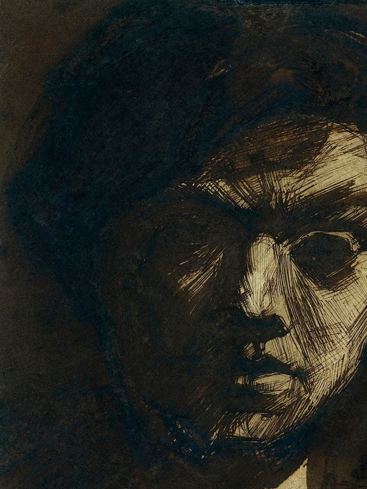 Self–Portrait Of The Painter Jan Toorop (1880), Jan Toorop