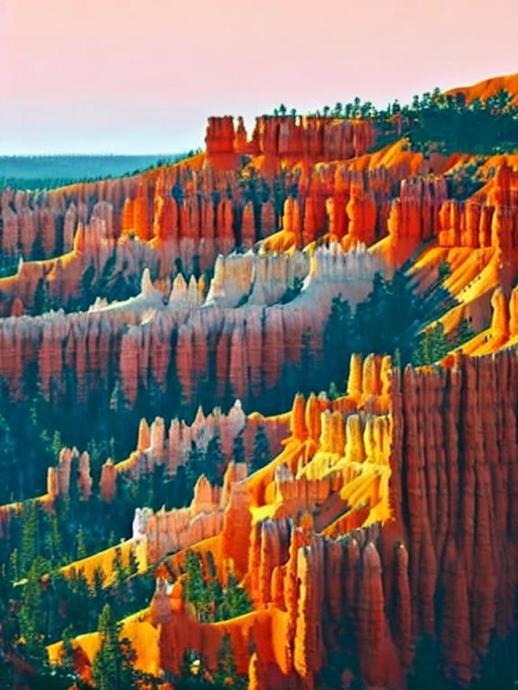 Bryce Canyon National Park 1 United States Of America Abstract Colourful