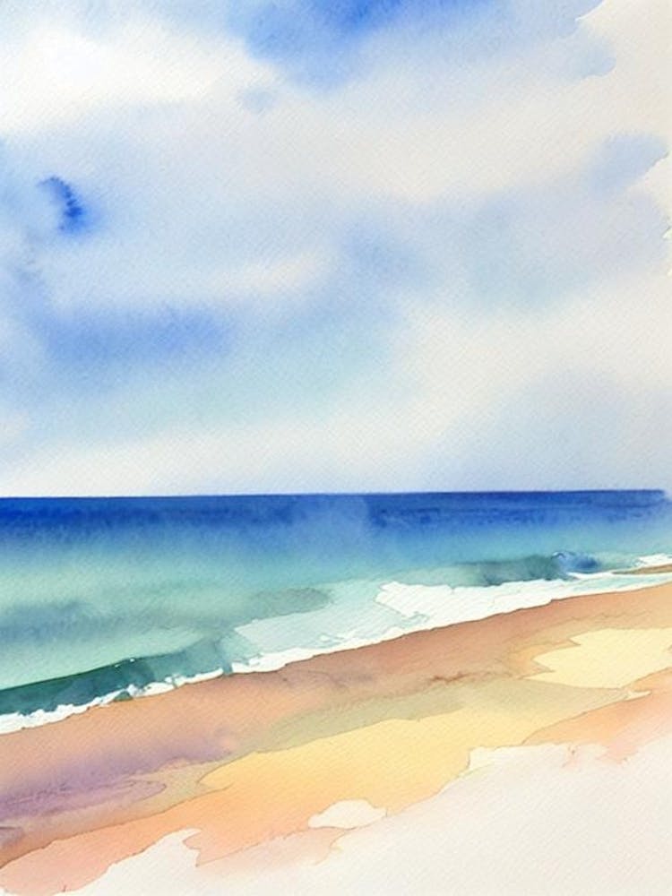 Cottesloe Beach, Australien Aquarell