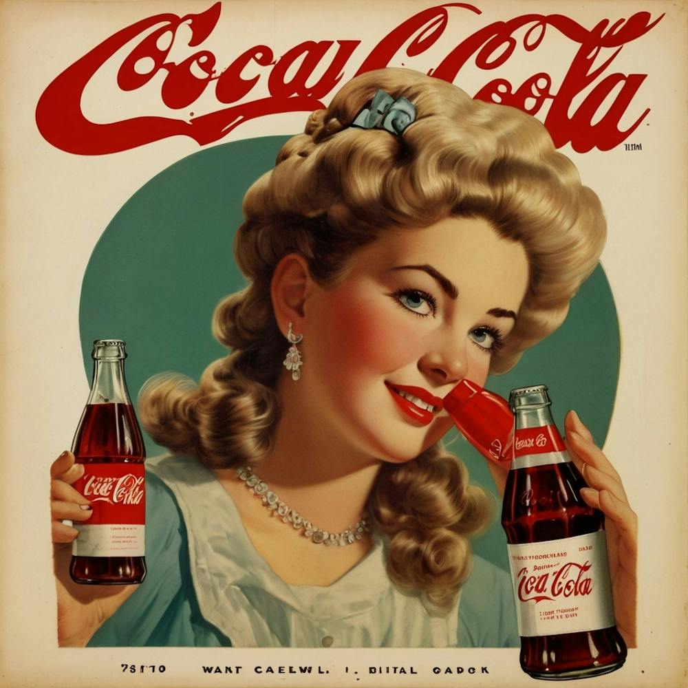 Default Default Vintage And Retro Coca Cola Advertising Aestet 1