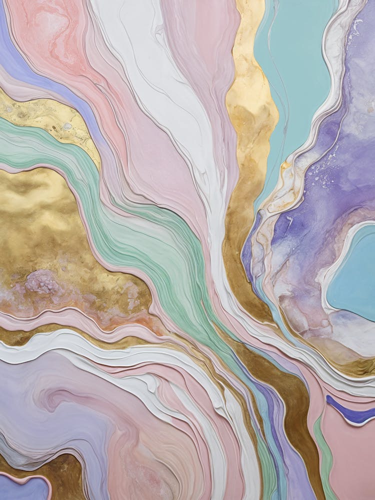 Pastel Liquid Marble no1