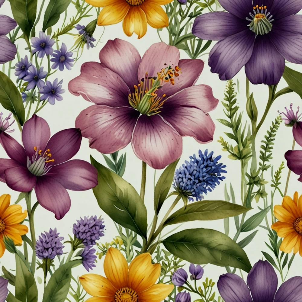 Watercolor Floral Pattern