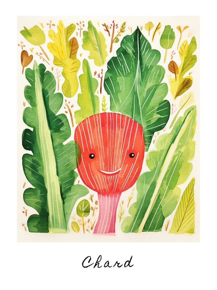 Friendly Kids Chard Poster