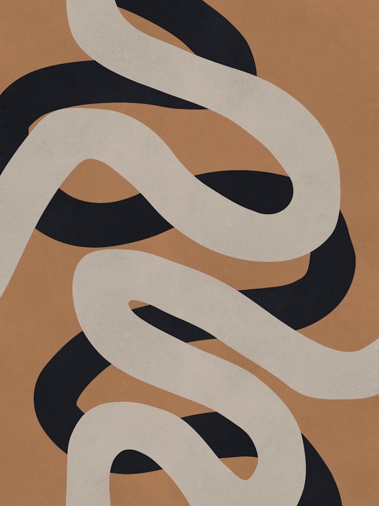 Abstraction on brown background 6