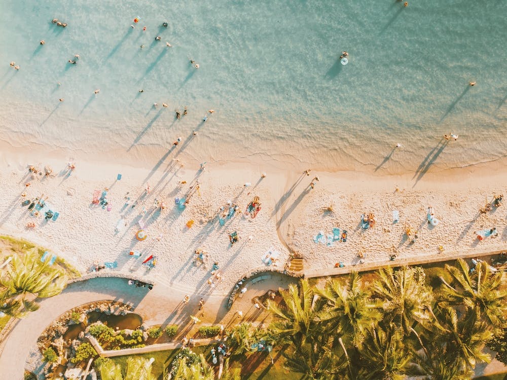 Warm Summer Beach Vacation