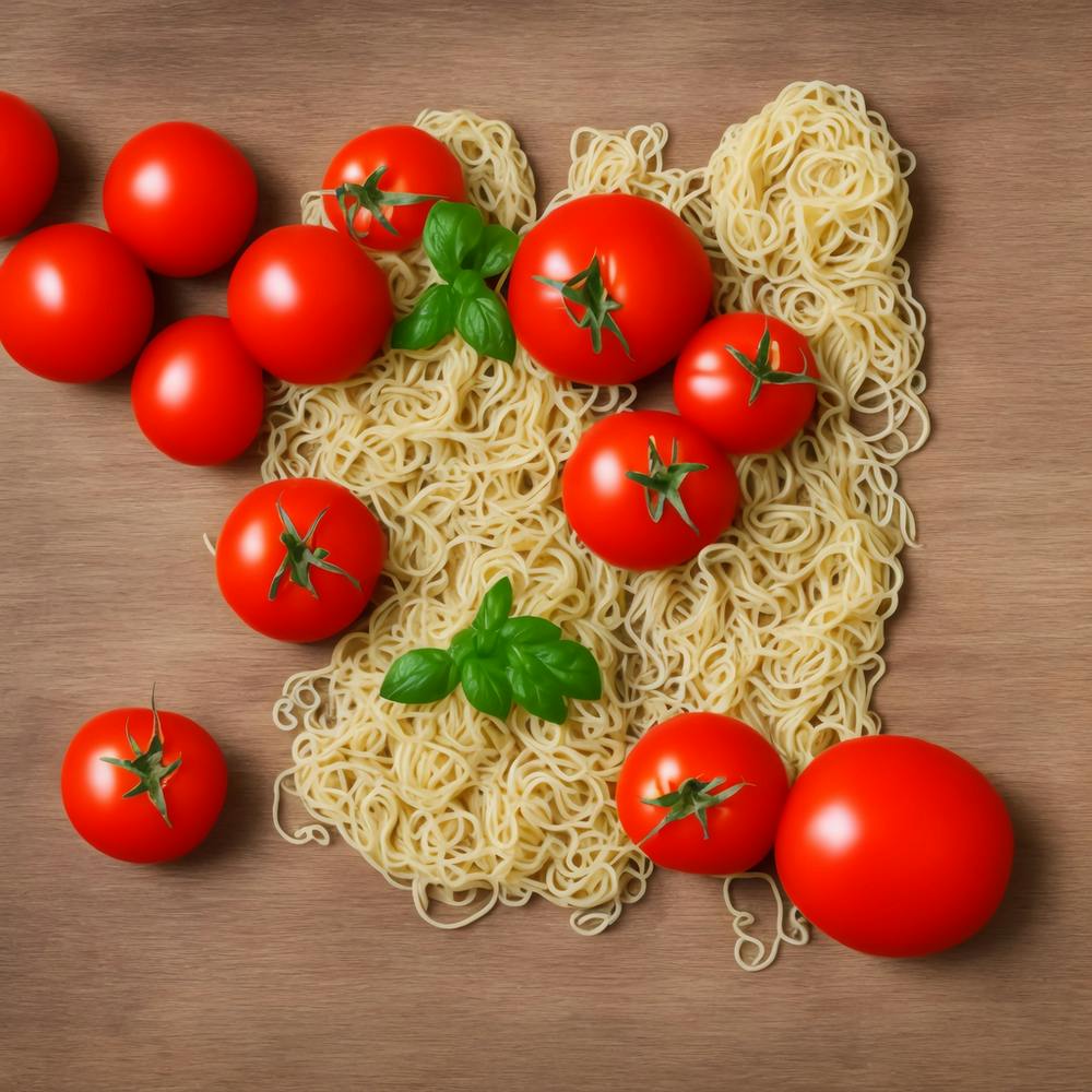 Italian Pasta And Tomatoes