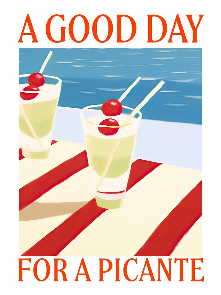 A Good Fay For A Picante Cocktail Drink