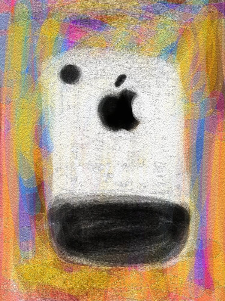 artistic representation apple iphone