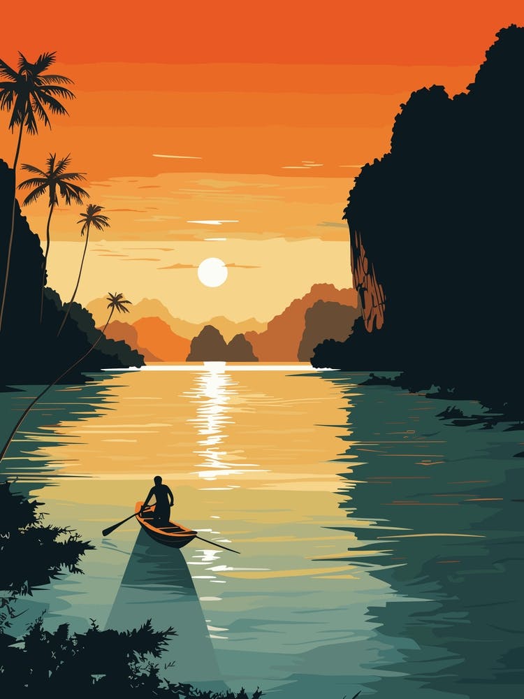 Sunset in Krabi - Thailand