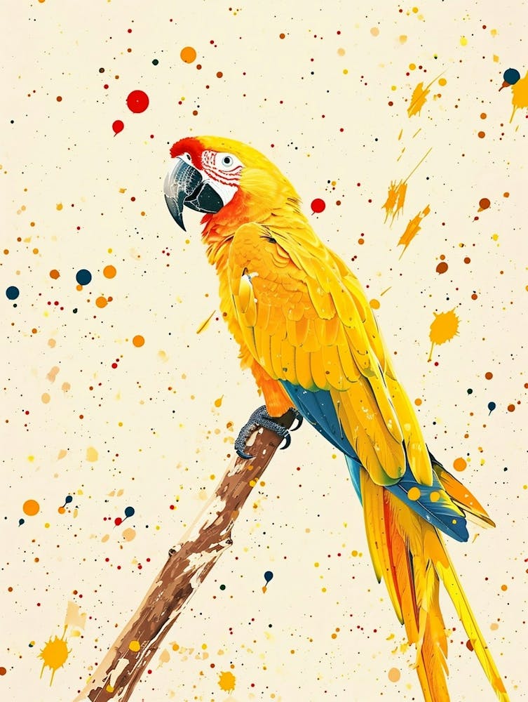 Yellow Macaw 1