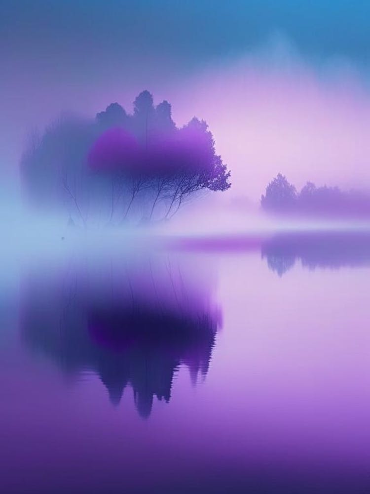 Brouillard Paysage Aquatique Photographie Pop Art 2