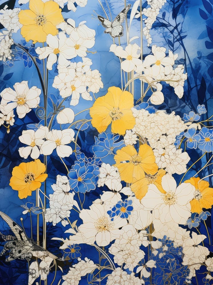 Yellow And White Flowers