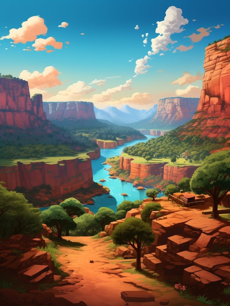 Blyde River Canyon Cartoon 3