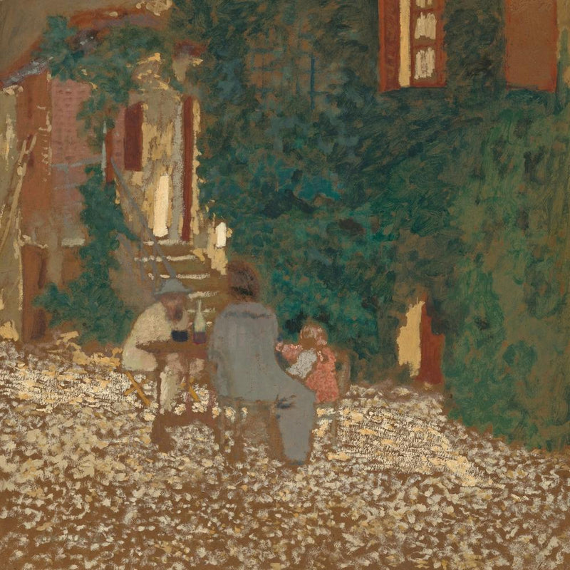Repast In A Garden (1898) By Edouard Vuillard