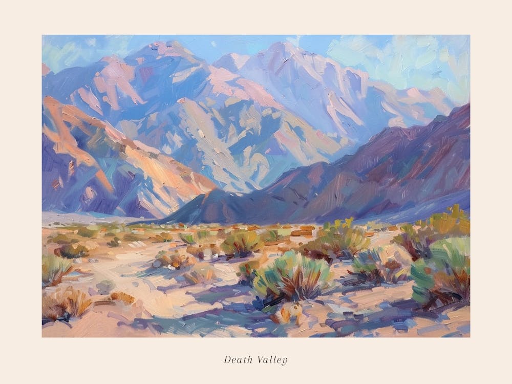 Western Landscapes Death Valley California 1 Poster
