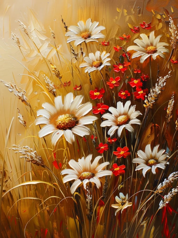 Daisies In The Meadow 11