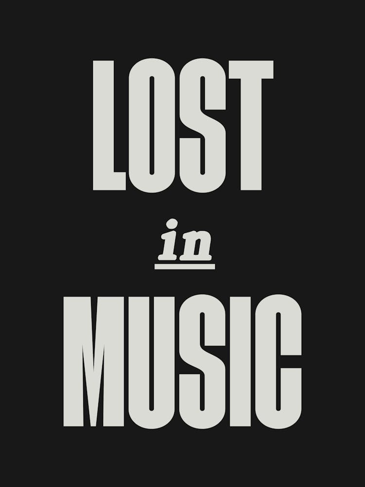Black Lost In Music