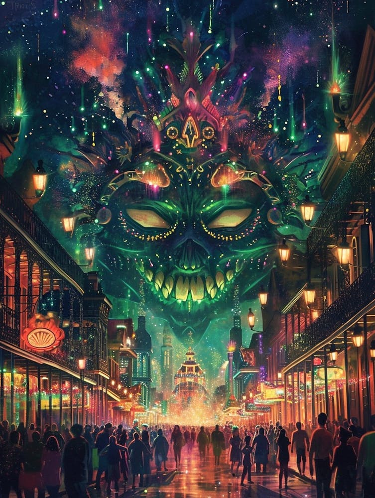 Mardi Gras World Painting 2