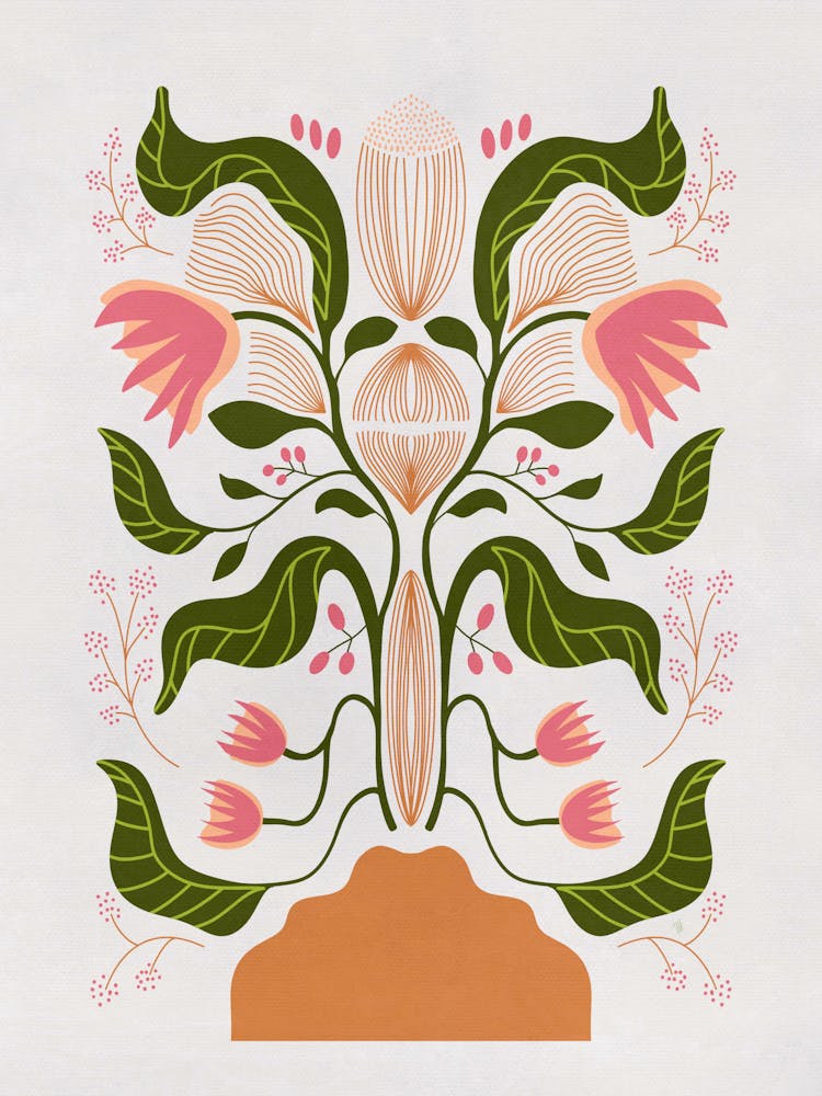 Floral Folk Art