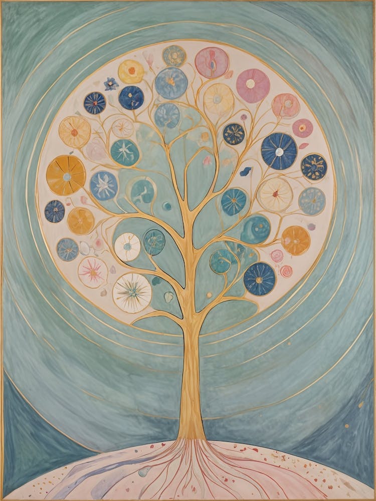 Pastell Baum des Lebens