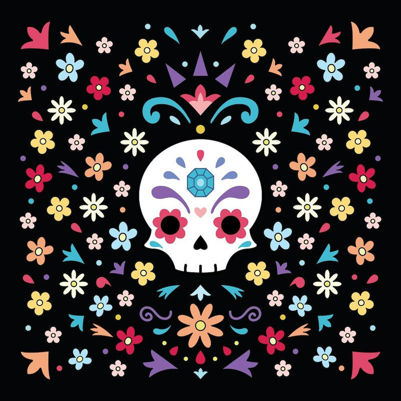 Cute Day Of The Dead Square