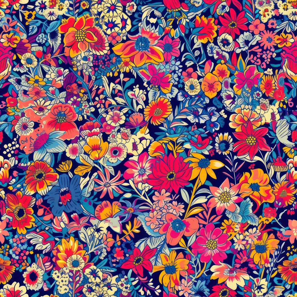 Floral Morning London Fabrics Floral Pattern 4