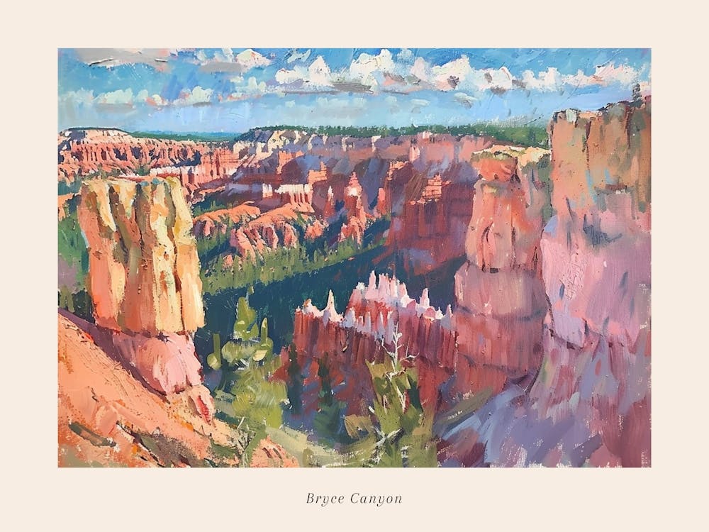 Western Landscapes Bryce Canyon Utah 2 Poster