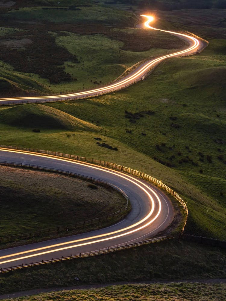 Sunset On The Road 1