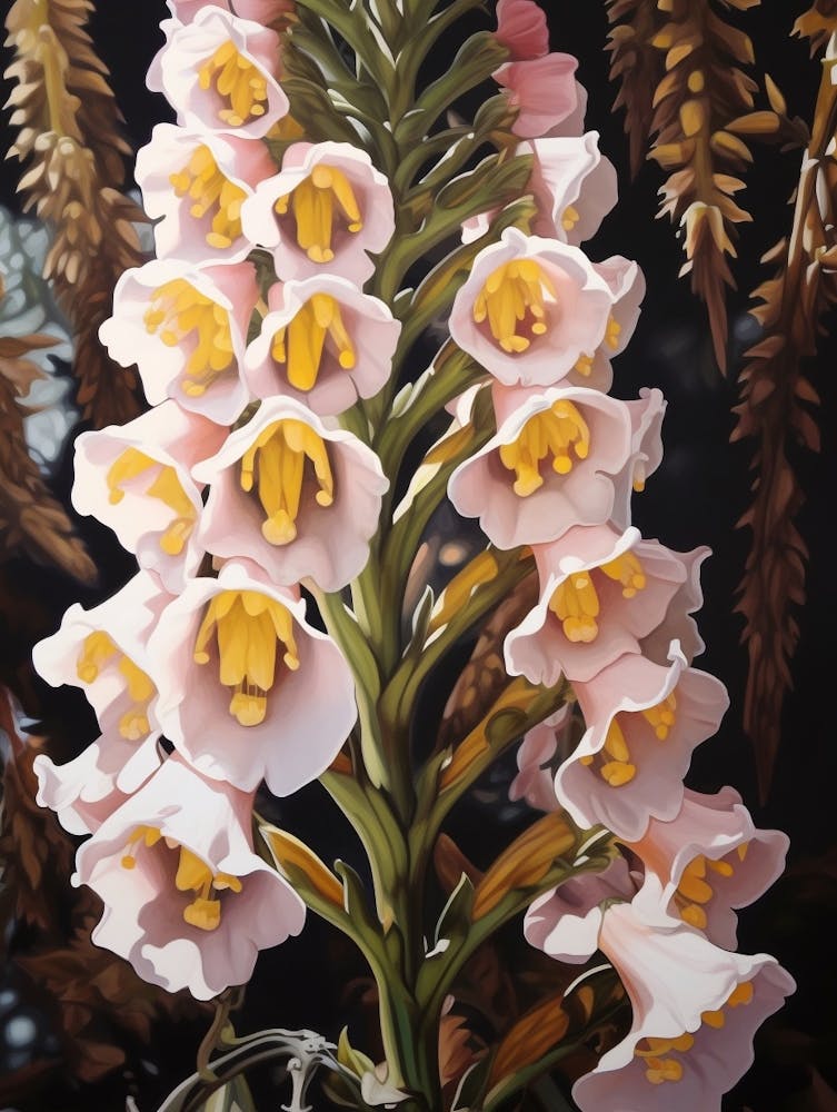 Foxglove 4 Flower Painting