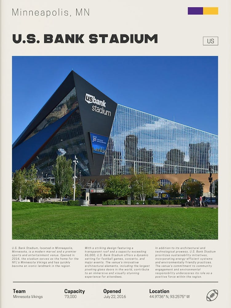 Minnesota Vikings - U.S. Bank Stadium