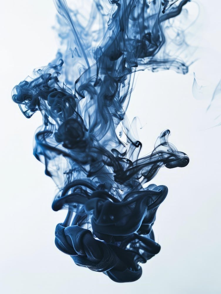 Blaue Tinte 3