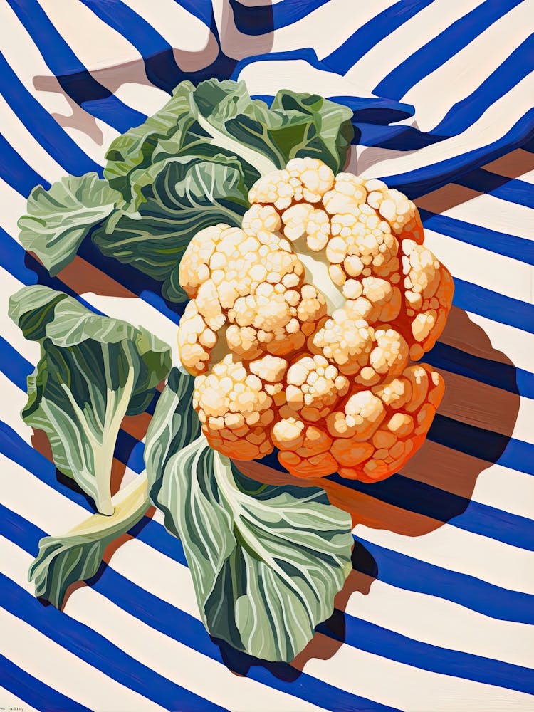 Cauliflower Summer Illustration 3