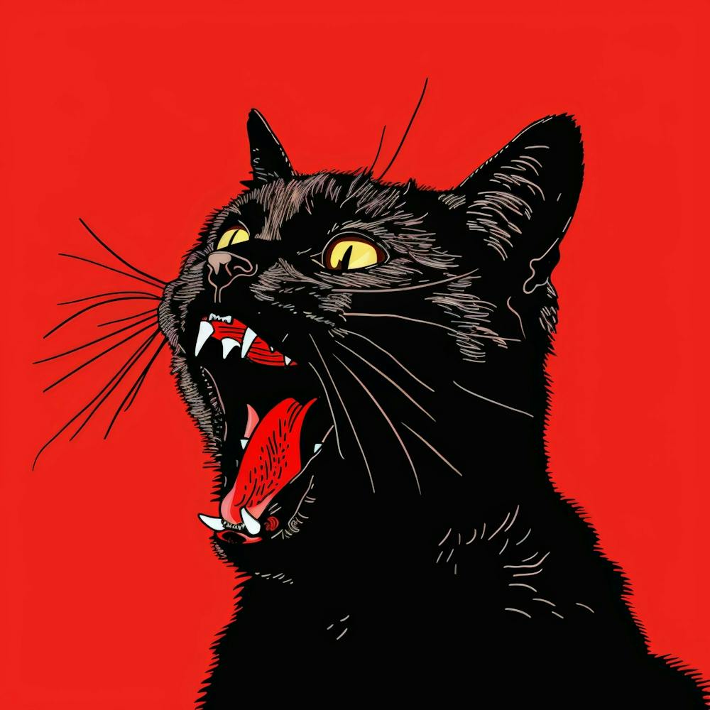 Black Cat Roaring 7