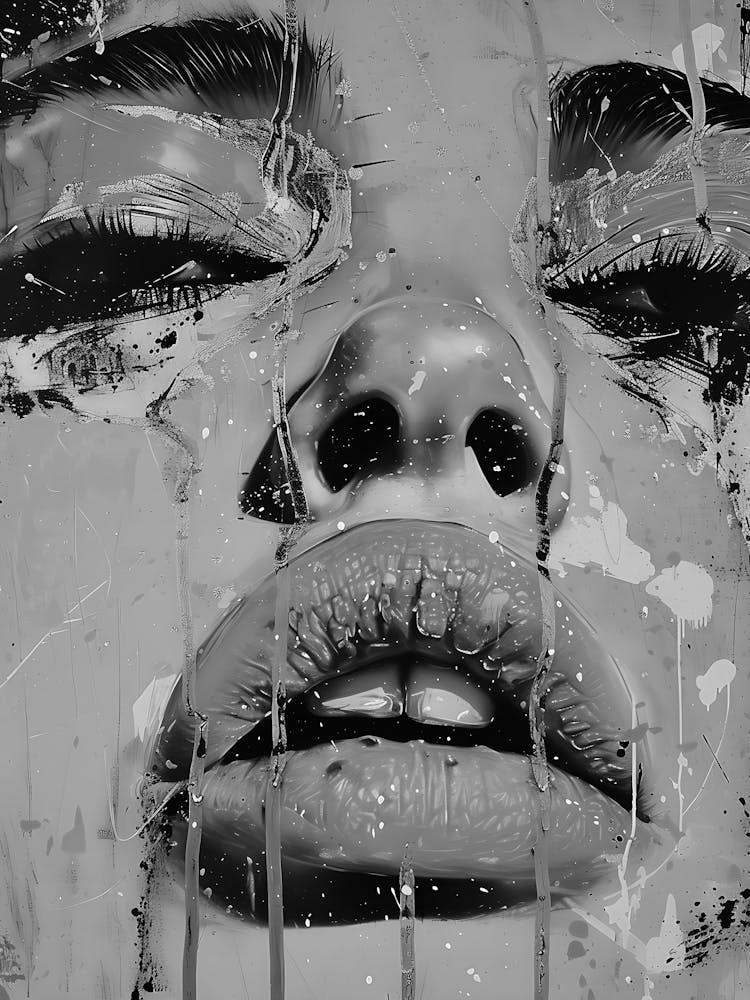 Black And White Painting 29