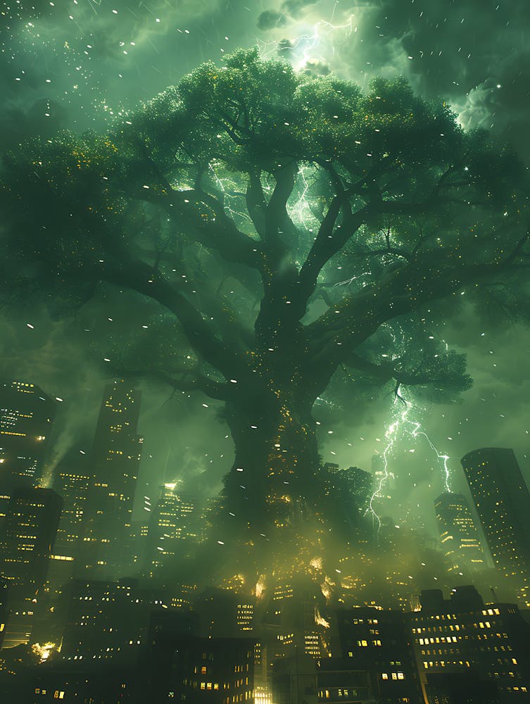 Fantasy Tree In The Middle 1