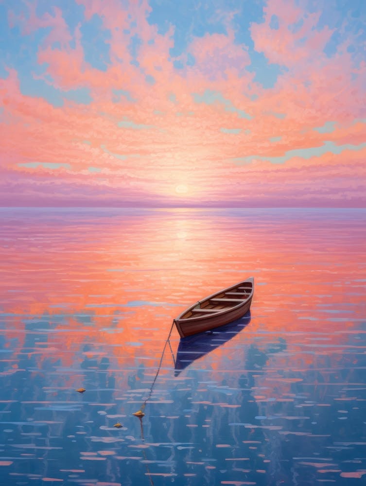 Boat At Sunset 2