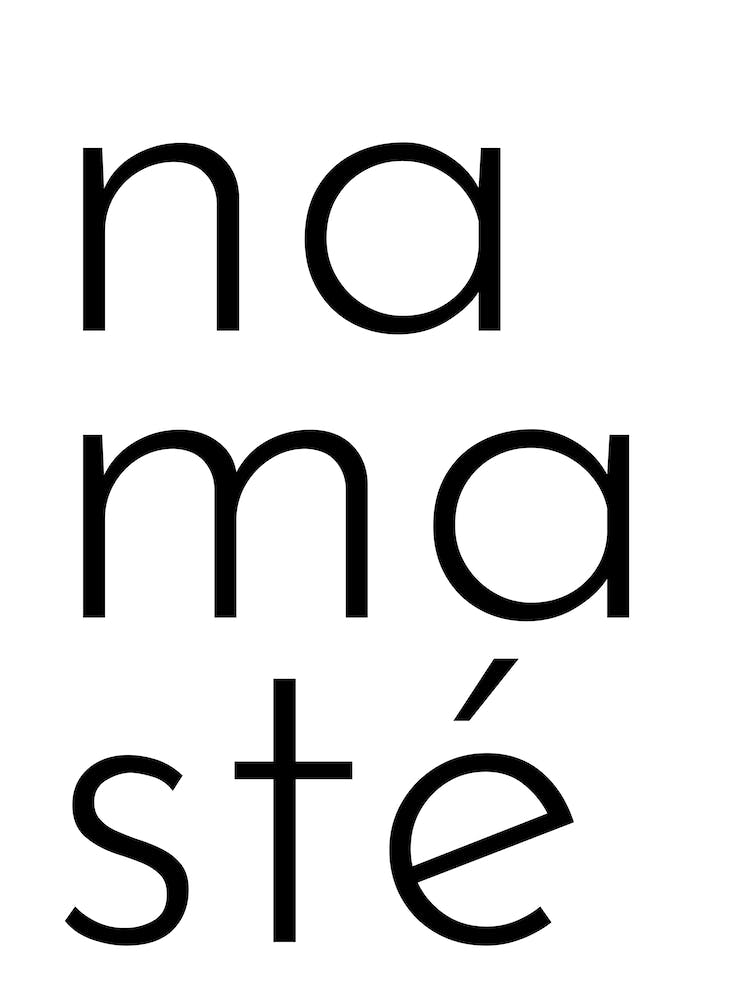 Namaste Typography