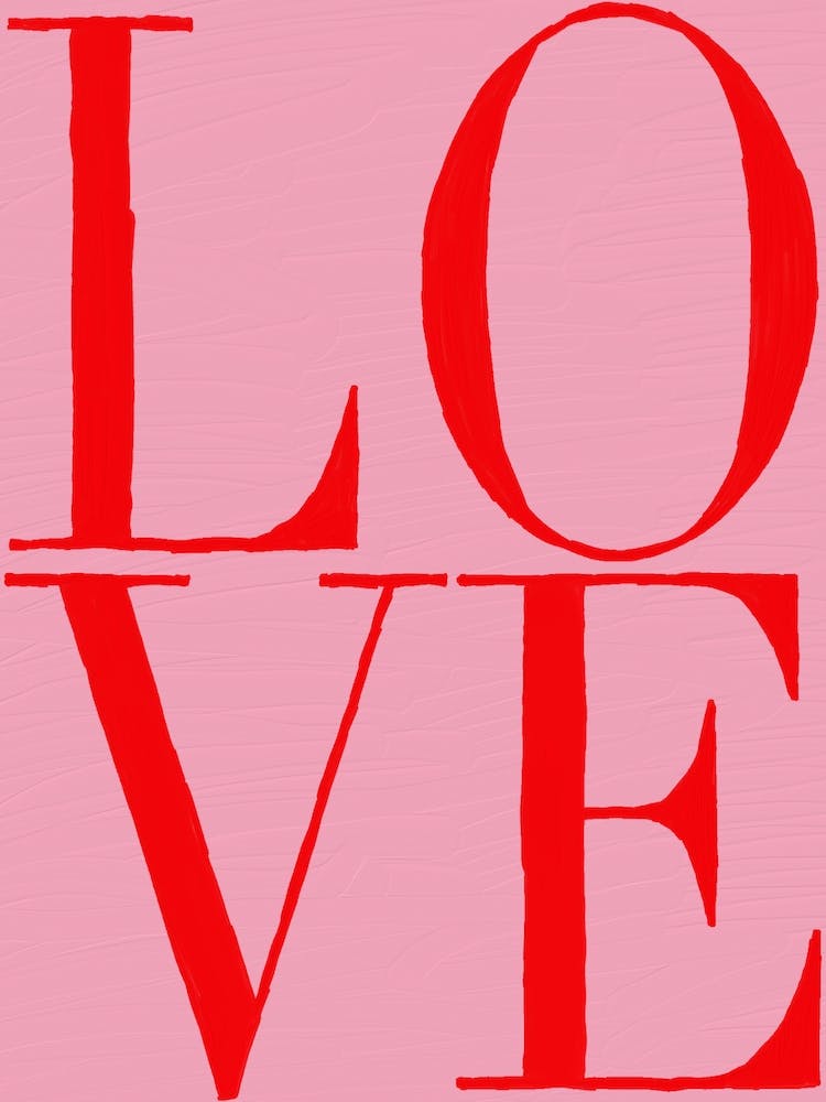 Love art pink