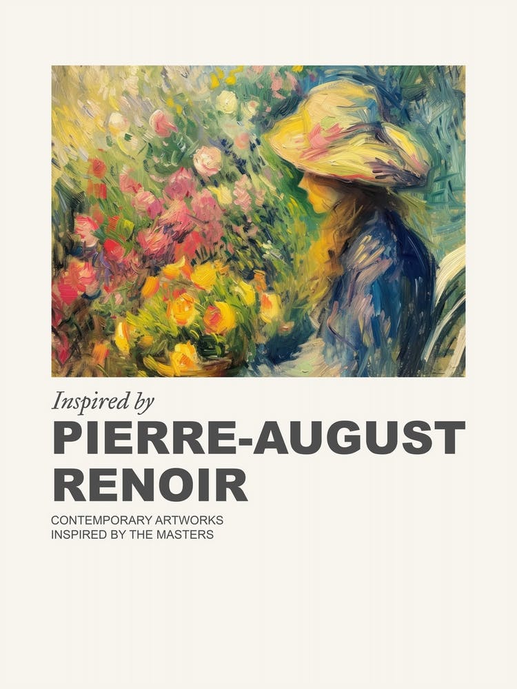 Museum Poster Inspired By Pierre August Renoir 3