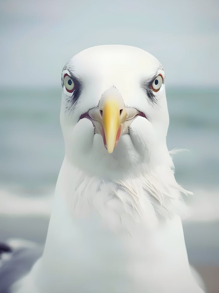 Portrait Of A Seagull